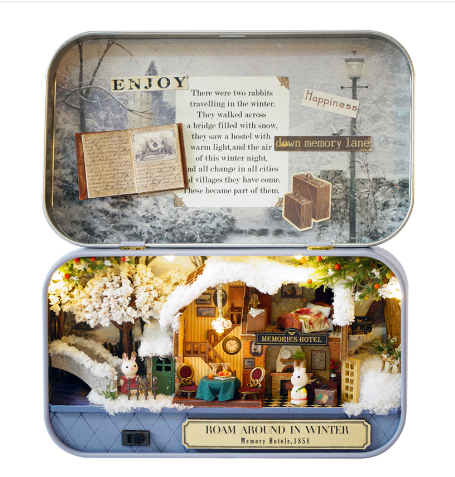 Frozen Box Theater DIY Model House Toy Gift - Nara's Shop