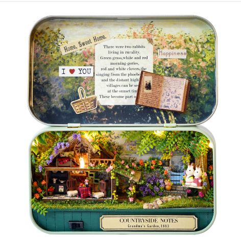 Frozen Box Theater DIY Model House Toy Gift - Nara's Shop