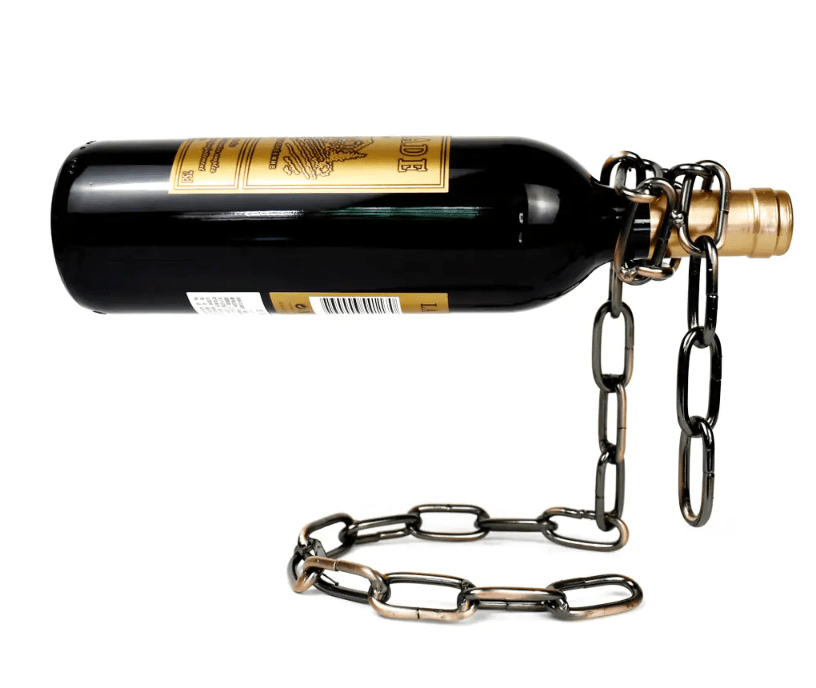 Magic Iron Chain Wine Bottle Holder - Nara's Shop