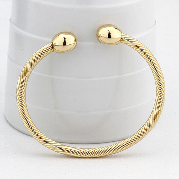 Magnetic Health Bracelet with Red Copper Design - Nara's Shop