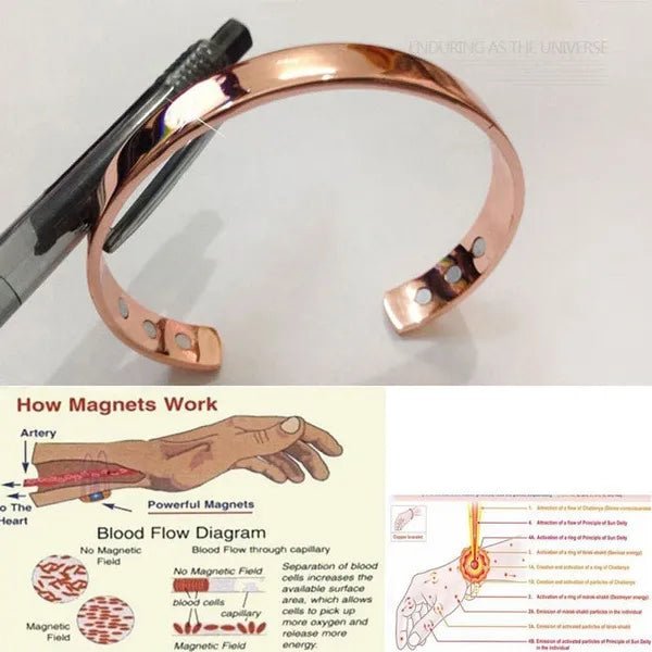 Magnetic Therapy Copper Bracelet - Nara's Shop