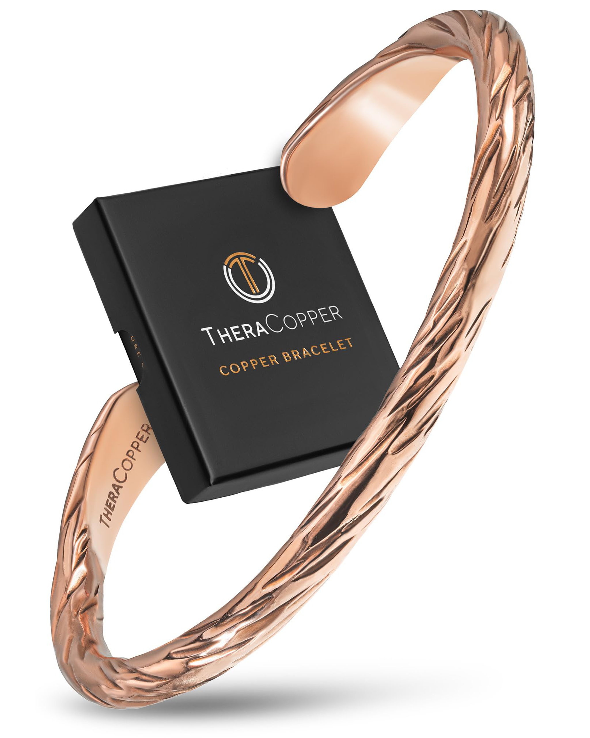 Pure Copper Cuff Bracelet – Distressed - Nara's Shop