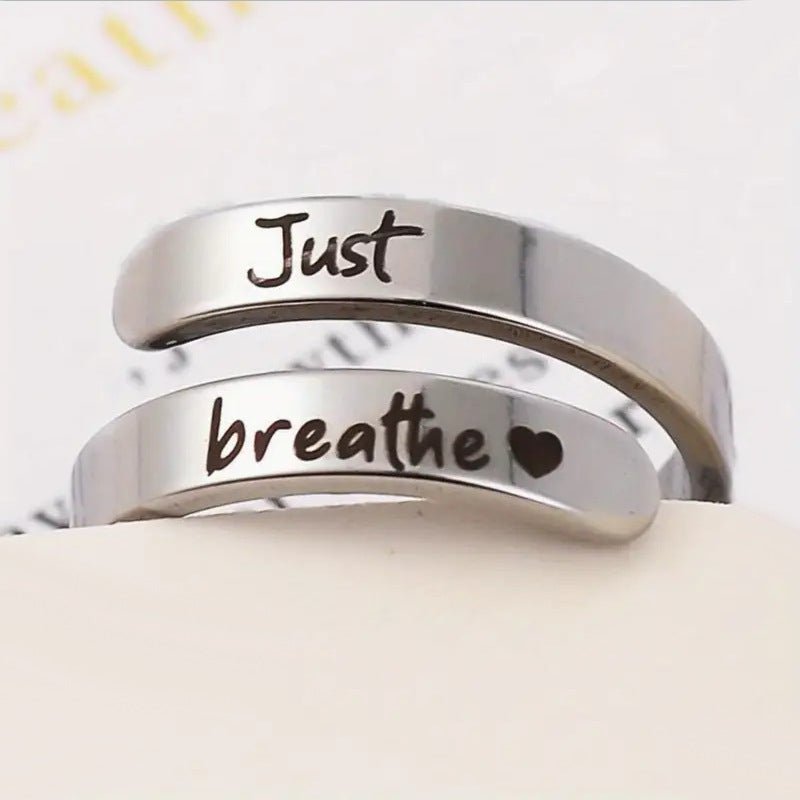 Silver Spiral Heart Ring - Nara's Shop