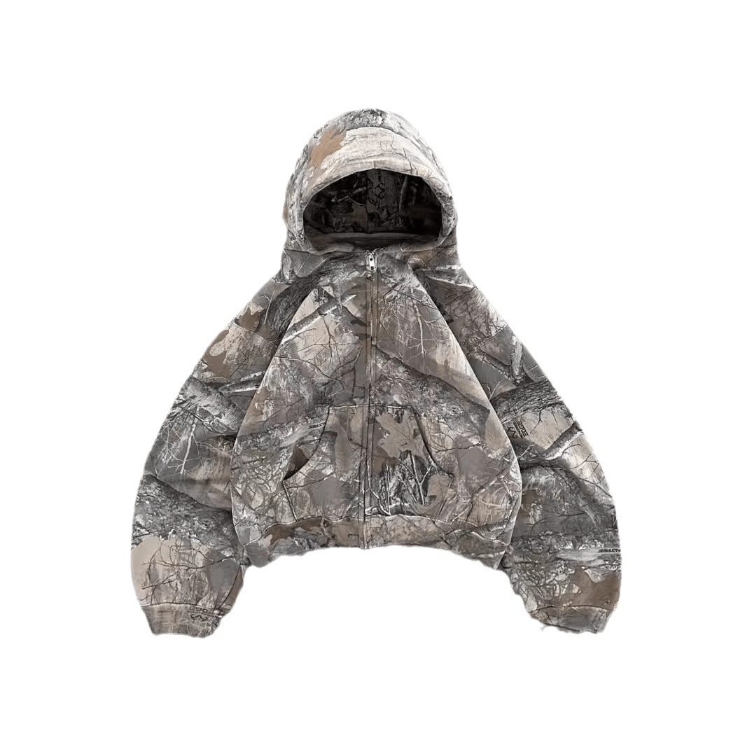 Urban Camo Retro Hoodie - Nara's Shop