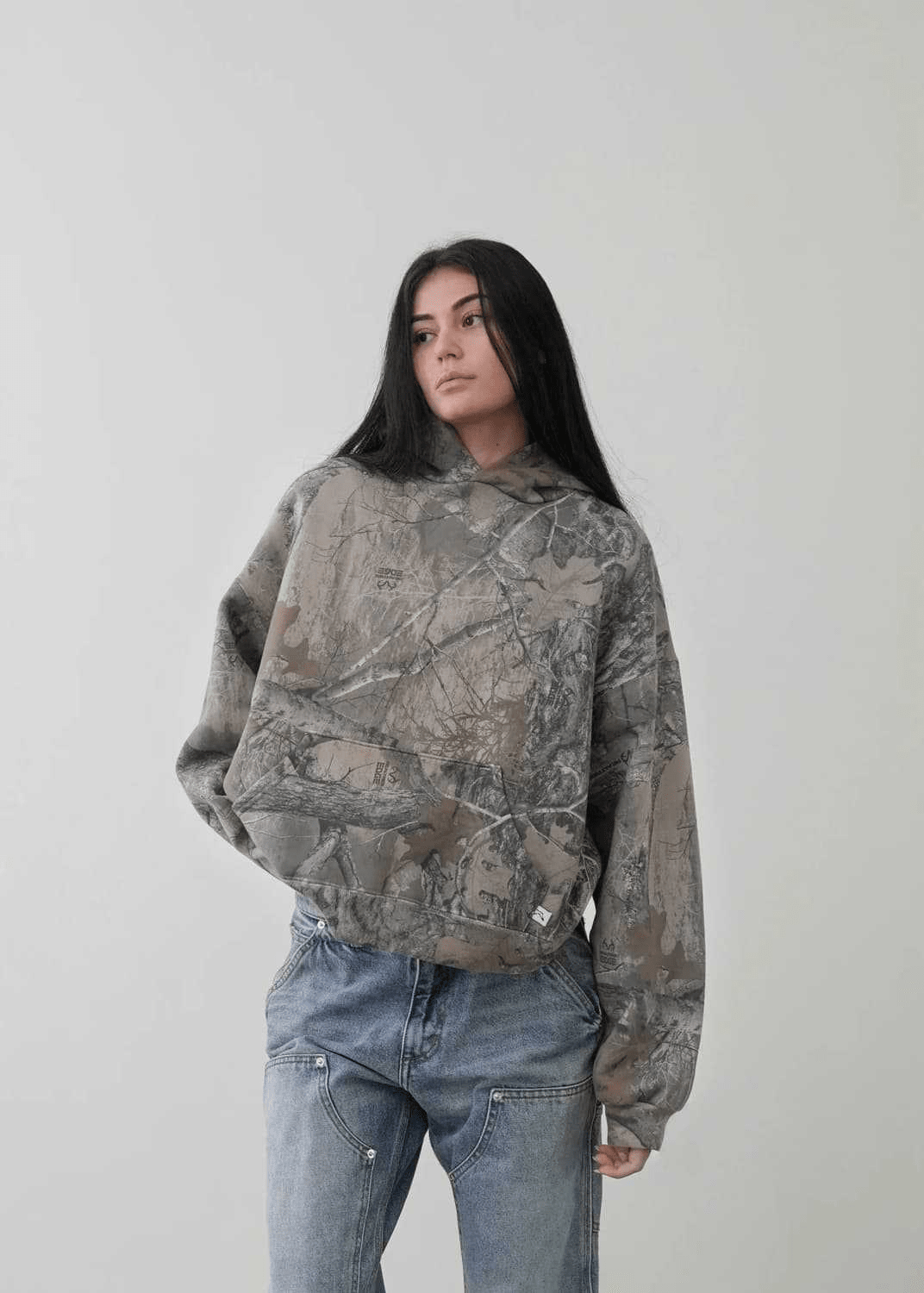 Urban Camo Retro Hoodie - Nara's Shop