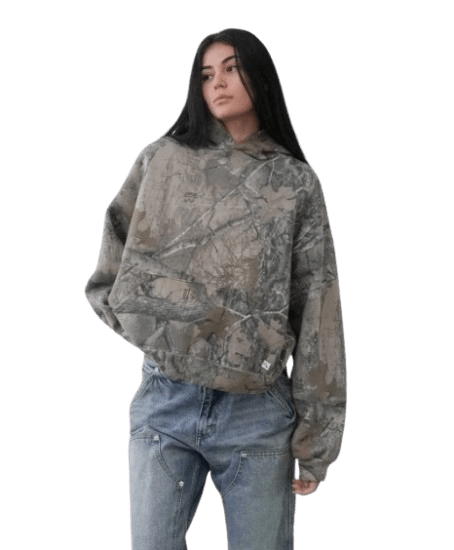 Urban Camo Retro Hoodie - Nara's Shop