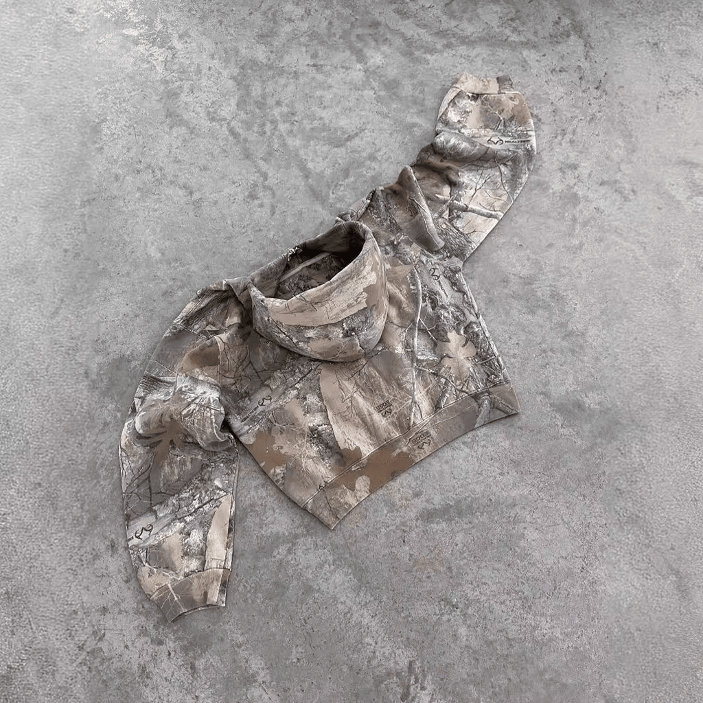 Urban Camo Retro Hoodie - Nara's Shop