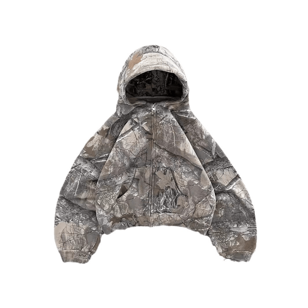 Urban Camo Retro Hoodie - Nara's Shop